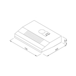 Máy hút mùi Classic Malloca H322.7 New (Thân Inox)